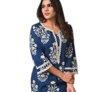 FIRSTRAIN Women Cotton Straight Printed Kurti | Soft Breathable Kurta for Office & Casual Use | | Trendy Festive & Regular Wear Cotton Kurti