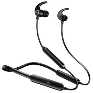 Boat Rockerz 255 Pro+, 60HRS Battery, Fast Charge, IPX7, Dual Pairing, Low Latency, Magnetic Earbuds, in Ear Bluetooth Neckband, Wireless with Mic Earphones (Active Black)About this item Playback- Leave all charging worries at bay as the Rockerz 255 Pro+ comes with a humongous battery back up of 60 Hours ASAP Charge- With a few minutes of ASAP Charge you can get upto 10 hours of audio time by charging them for only 10 mins Drivers- The unbeatable boAt signature sound shines through no matter what are you playing courtesy its 10mm drivers IP Rating- Rockerz 255 Pro+ are perfect for the outdoors and daily workout as they are IPX7 rated Controls- Its multi-function Integrated controls lends an intuitive listening experience with volume increase and Decrease and Stop and Play buttons